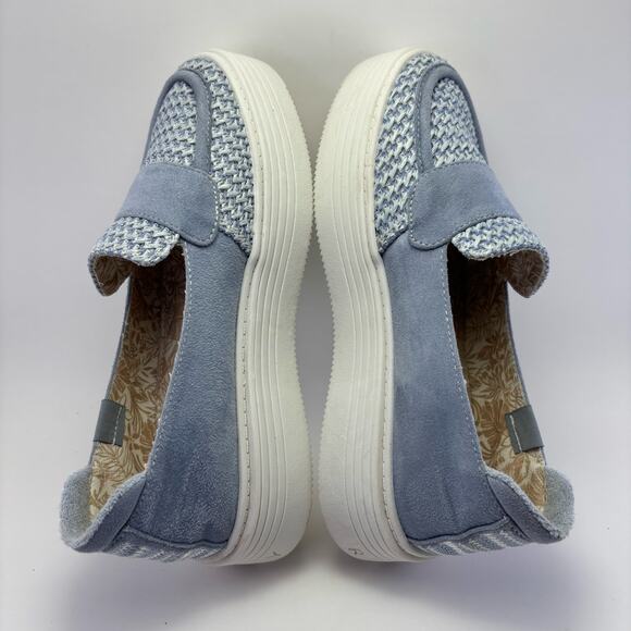 ROXY “Sheilahh” Platform Shoes light grey/blue grey color Women’s Size 7 - Picture 6 of 12